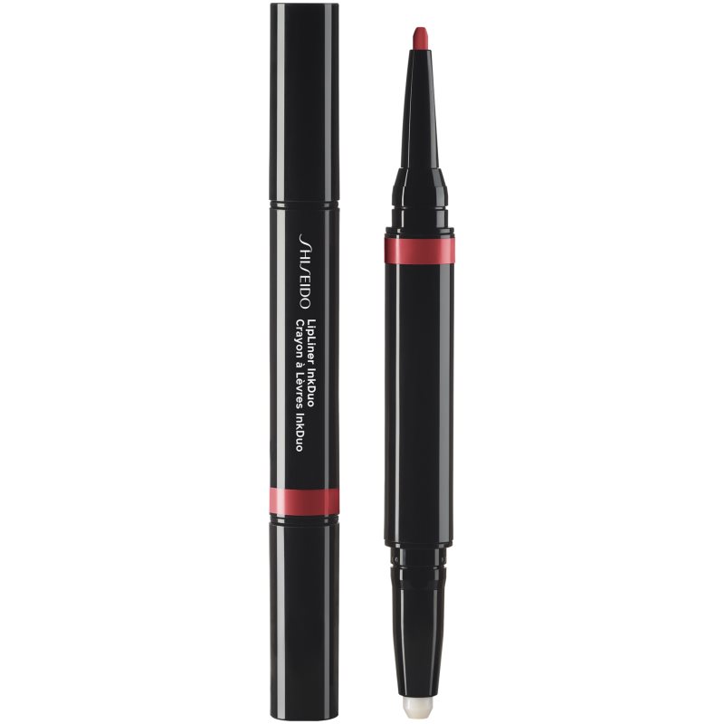 Shiseido LipLiner InkDuo Rúzs és szájkontúrceruza balzsammal árnyalat 09 Scarlet 1.1 g-Eredeti