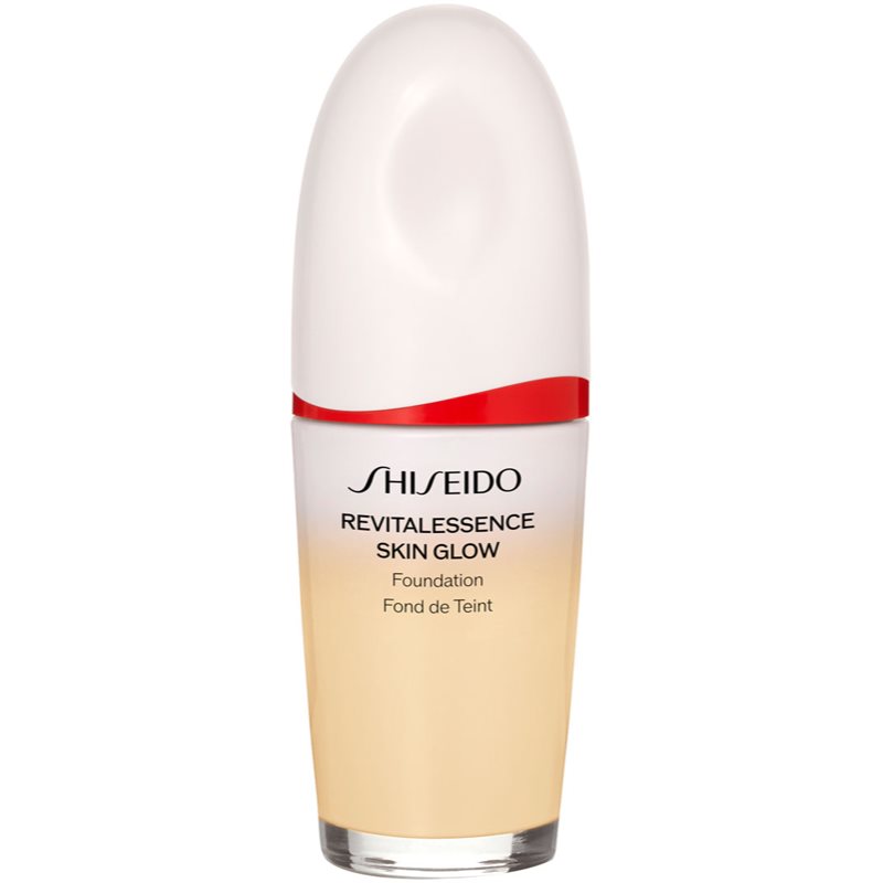 Shiseido Revitalessence Skin Glow Foundation könnyű alapozó világosító hatással SPF 30 árnyalat Ivory 30 ml-Ár