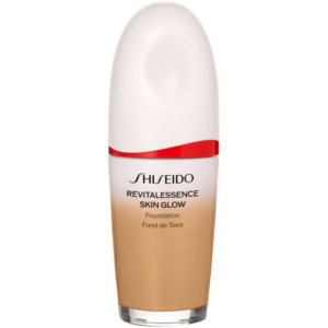 Shiseido Revitalessence Skin Glow Foundation könnyű alapozó világosító hatással SPF 30 árnyalat Maple 30 ml-Ár