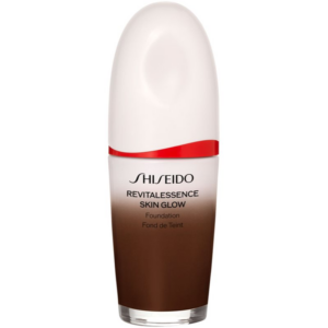 Shiseido Revitalessence Skin Glow Foundation könnyű alapozó világosító hatással SPF 30 árnyalat Obsidian 30 ml-ár