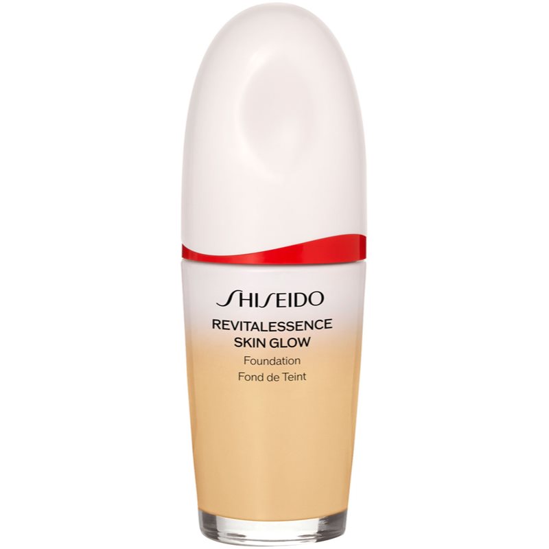 Shiseido Revitalessence Skin Glow Foundation könnyű alapozó világosító hatással SPF 30 árnyalat Sand 30 ml-Ár