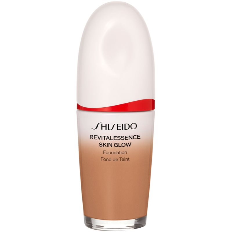 Shiseido Revitalessence Skin Glow Foundation könnyű alapozó világosító hatással SPF 30 árnyalat Sunstone 30 ml-Ár