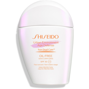 Shiseido Sun Care Urban Environment Age Defense mattító napozó krém az arcra SPF 30 30 ml-Ár