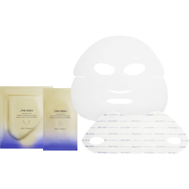Shiseido Vital Perfection Liftdefine Radiance Face Mask luxus feszesítő maszk arcra hölgyeknek 6x2 db-Ár