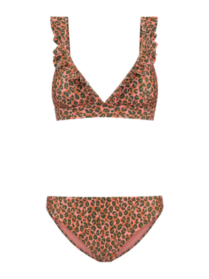 Shiwi Bikini 'BOBBY'  neonsárga / világos-rózsaszín / rozsdavörös / fekete-Hungary