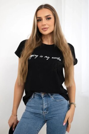 Shopping blouse is my cardio black