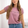 Shopping blouse is my cardio navy pink