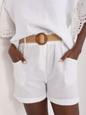 Shorts-DHJ-SN-2598.28X-White
