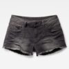 Shorts - G-STAR 3301 rp Mid bf Short Wmn - Grey