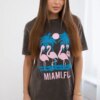Shredded cotton blouse Miami brown
