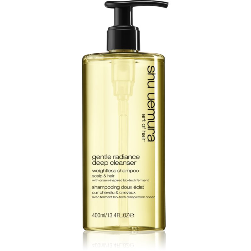 Shu Uemura Deep Cleanser Gentle Radiance finom állagú tisztító sampon az egészséges és gyönyörű hajért 400 ml-Ár