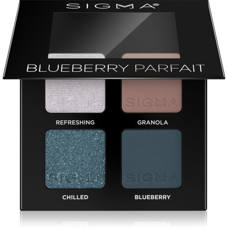 Sigma Beauty Quad szemhéjfesték paletta árnyalat Blueberry Parfait 4 g-Ár