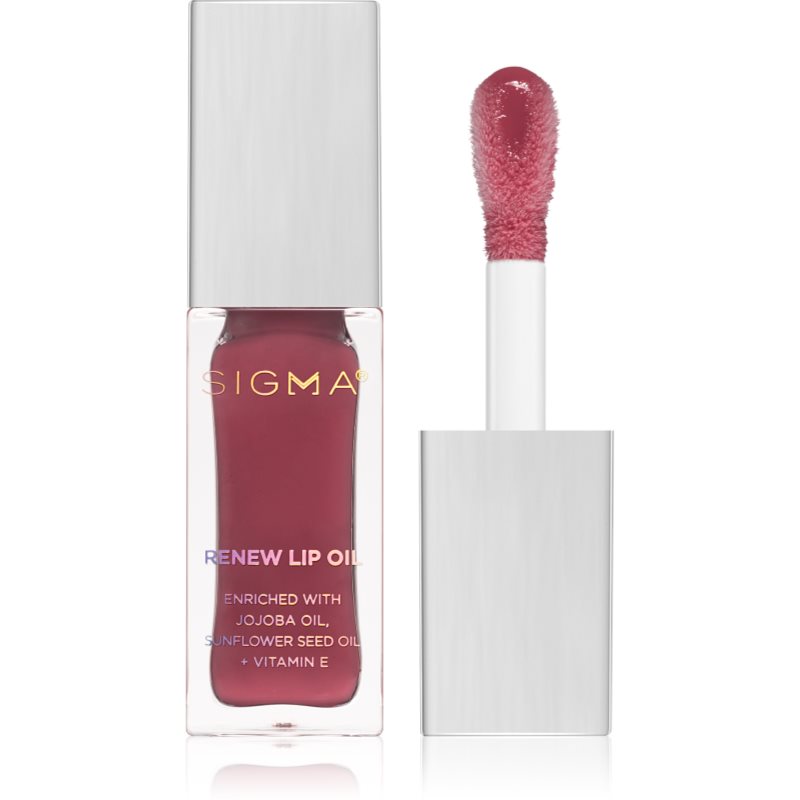 Sigma Beauty Renew Lip Oil ajak olaj hidratálást és fényt biztosít árnyalat All Heart 5