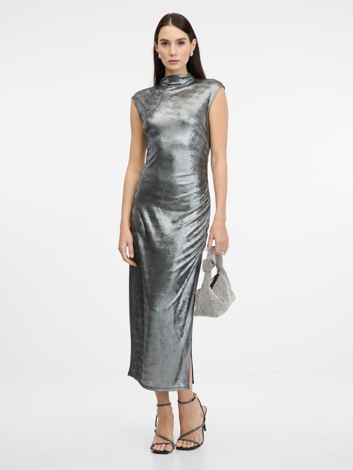 Silver women's midi dress ORSAY - Women's