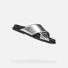 Silver women's slippers Geox Adelash - Women's