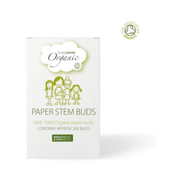 Simply Gentle Organic Paper Stem Buds fültisztítók 200 db-Ár