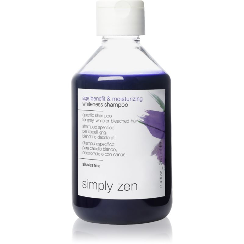 Simply Zen Age Benefit & Moisturizing tonizáló sampon szőkített vagy melírozott hajra 250 ml-Ár