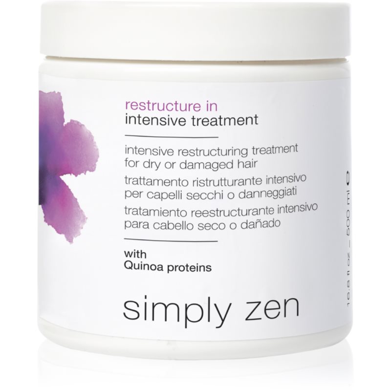 Simply Zen Restructure In intenzív ápolás száraz és sérült hajra 500 ml