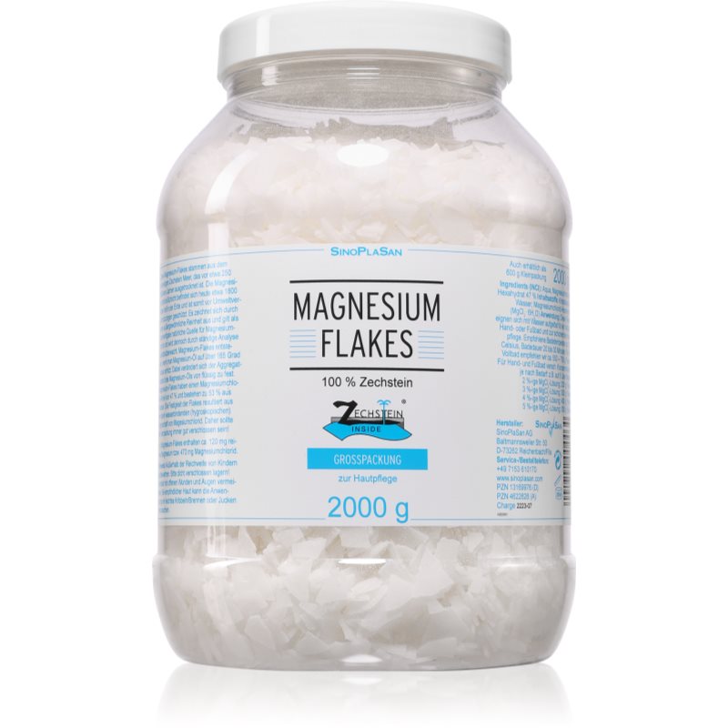 SinoPlaSan Magnesium-Flakes 100% Zechstein magnézium fürdőbe 2000 g-ár