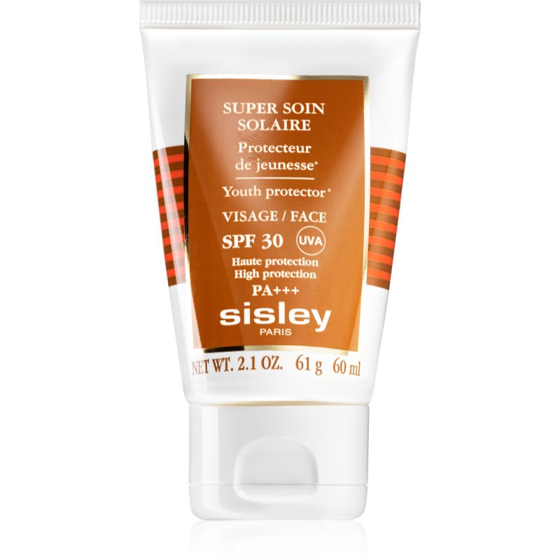 Sisley Super Soin Solaire Sun Visage vízálló napozó krém az arcra SPF 30 60 ml-Eredeti