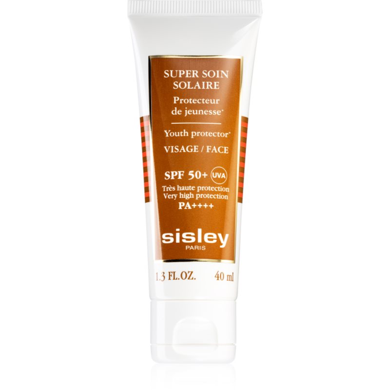 Sisley Super Soin Solaire Sun Visage vízálló napozó krém az arcra SPF 50+ 40 ml-Eredeti