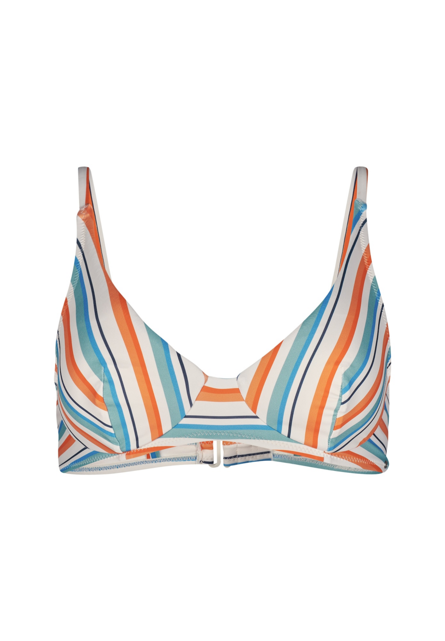 Skiny Bikini felső  kék / menta / narancs / sötét narancssárga / fehér-Hungary