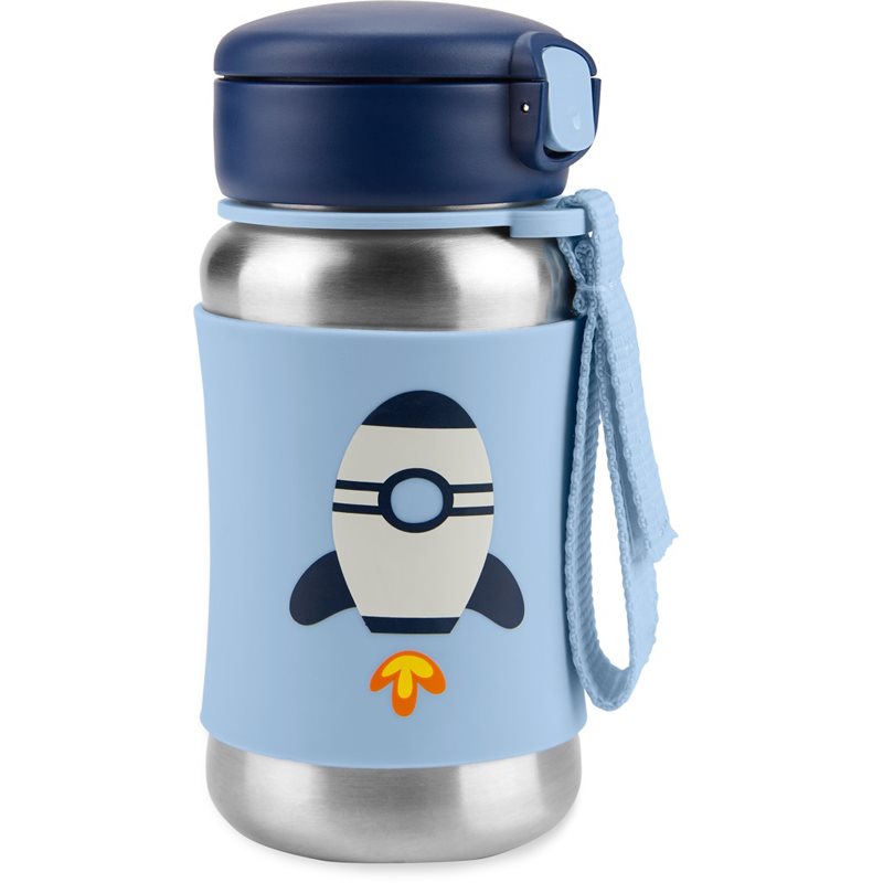 Skip Hop Spark Style Rocket rozsdamentes kulacs szívószállal 12 m+ 350 ml-Ár