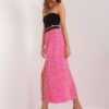 Skirt-D73771M50223A-dark pink