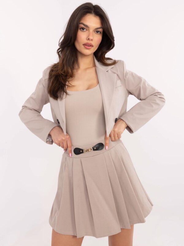 Skirt-MI-SD-G60501.66P-dark beige
