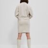 Skirt with cable embossing