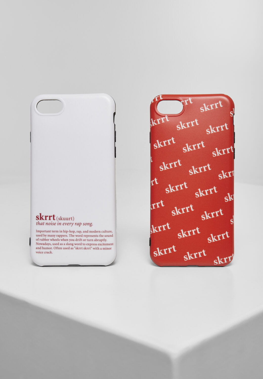 Skrrt I Phone 6/7/8 Case Set White/Red
