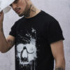 Skull Tee Black Water Color