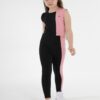 Slazenger Dimas Girls Tracksuit Suit Black