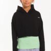 Slazenger Praying Girl's Sweatshirt Black / Green