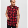 Sleeveless shirt red/black