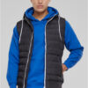 Small bubble hood vest blk/wht