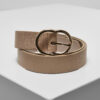 Small chain mail belt with buckle beige
