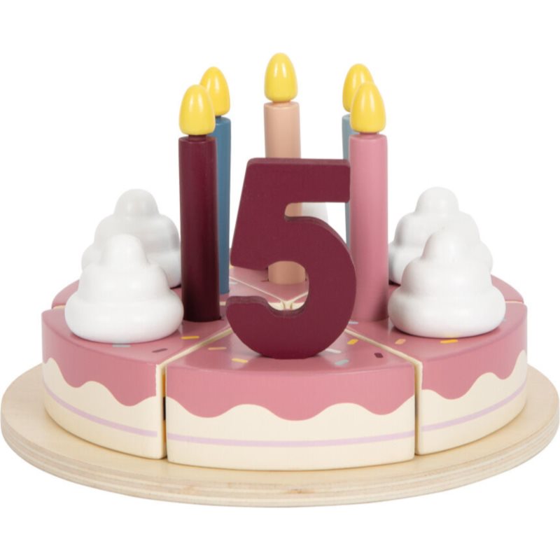 Small foot Birthday Cake Tasty játék fából készült 3 y+ 23 db-ár