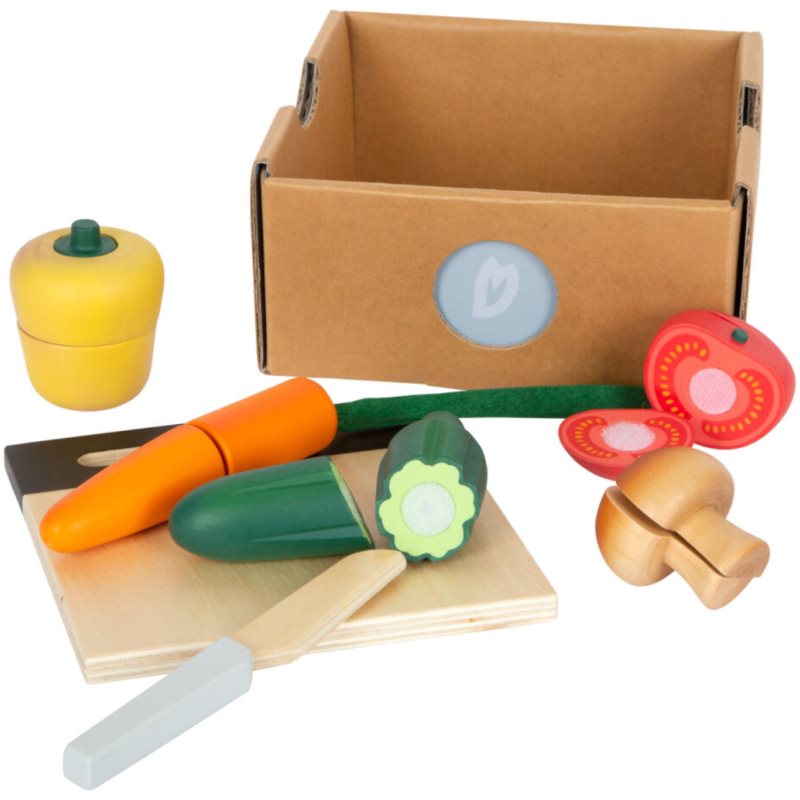 Small foot Cuttable Vegetable Set játékkészlet fából készült 3 y+ 1 db-ár