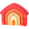 Small foot Wooden Building Blocks House interaktív játék fából készült 12 m+ 4 db-ár