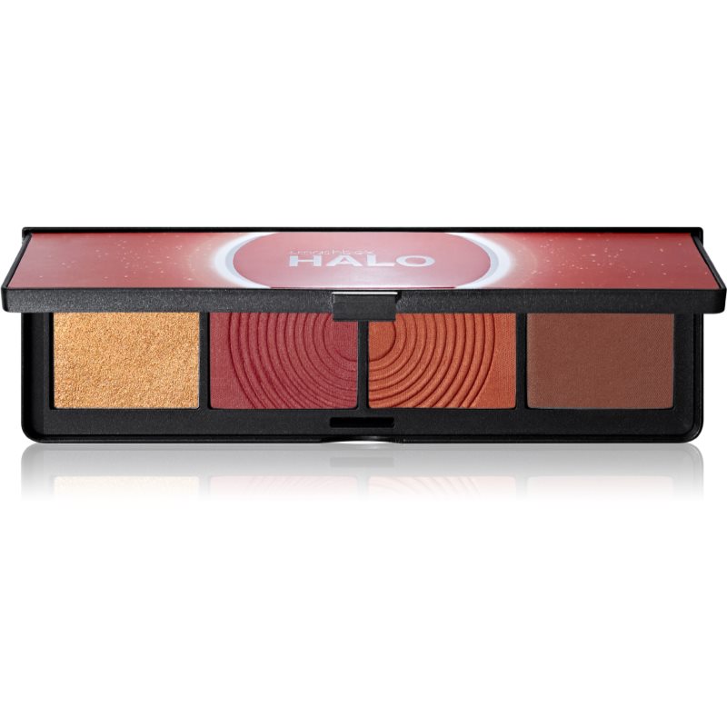 Smashbox Halo Sculpt + Glow Face Palette bőrélénkítő és arcpirosító sminkpaletta árnyalat Berry Saturation 15
