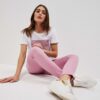 Smooth trousers - pink