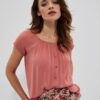 Smooth viscose blouse