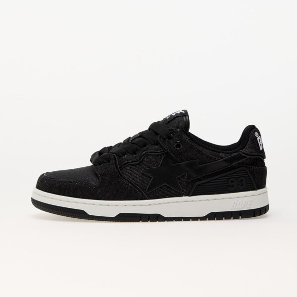 Sneakers A BATHING APE Bape Sk8 Sta Denim Black EUR 38.5-alacsony-ár