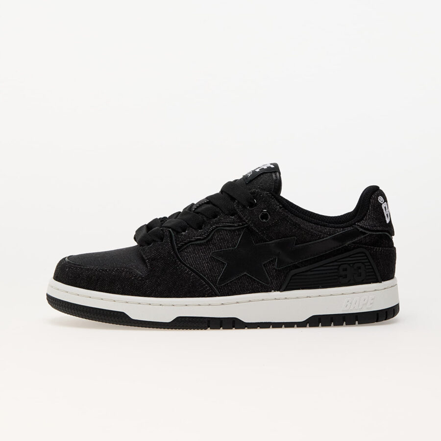 Sneakers A BATHING APE Bape Sk8 Sta Denim Black EUR 38.5-alacsony-ár