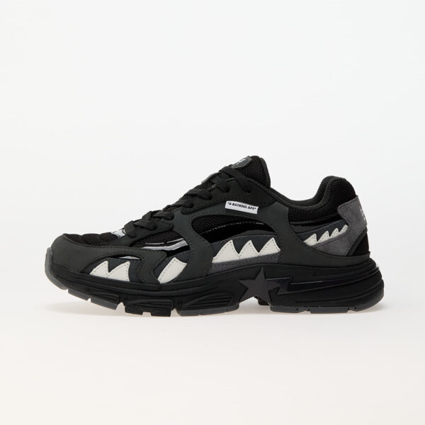 Sneakers A BATHING APE Shark Sta M2 Black EUR 40-alacsony-ár