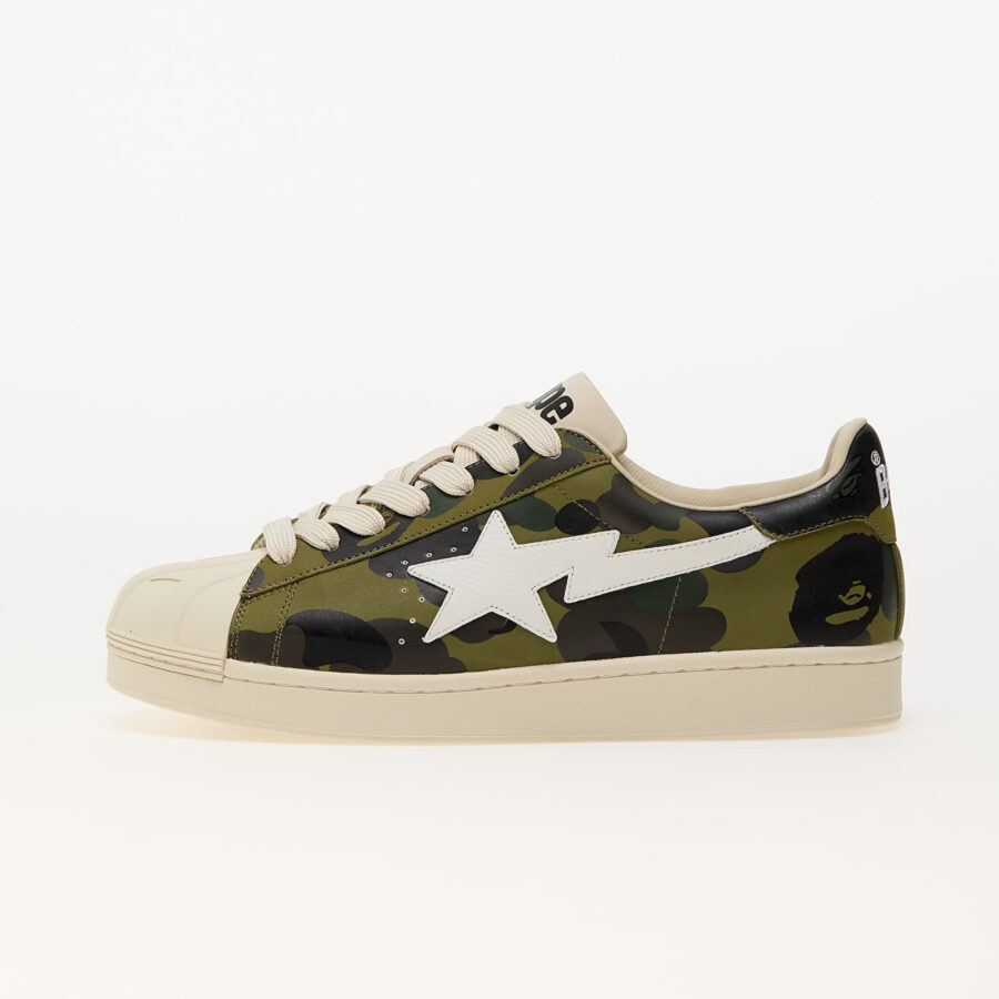 Sneakers A BATHING APE Skull Sta 1St Camo Green EUR 43-alacsony-ár