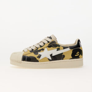 Sneakers A BATHING APE Skull Sta 1St Camo Yellow EUR 38.5-alacsony-ár