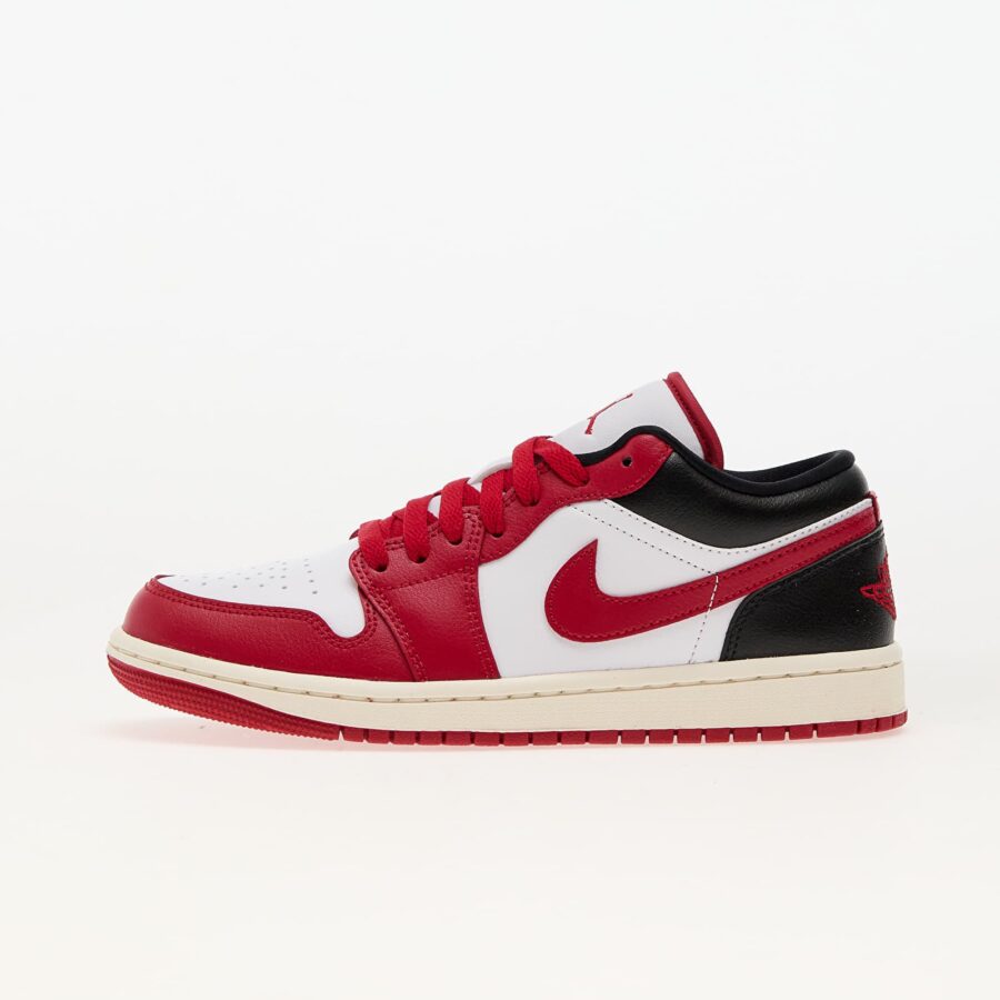 Sneakers Air Jordan 1 Low White/ Gym Red-Black-Sail EUR 38-alacsony-ár