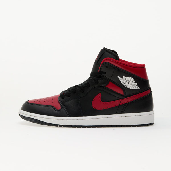 Sneakers Air Jordan 1 Mid Black/ Varsity Red-Summit White EUR 40.5-alacsony-ár